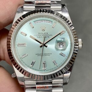 Rolex Day-Date m228236-0018 QF Factory Luminous Hour Markers Replica Watch - Best Quality Replica Watches UK Swiss Watch Brands 1:1 Replica Fake Watch