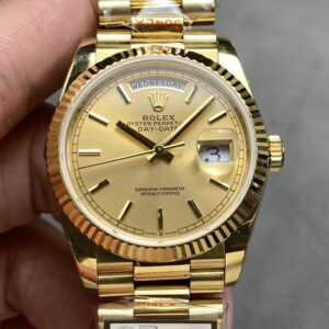 Rolex Day-Date m128238-0045 QF Factory Date Display Replica Watch - Best Quality Replica Watches UK Swiss Watch Brands 1:1 Replica Fake Watch