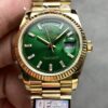 Rolex Day-Date m128238-0130 QF Factory Triangular Fluted Bezel Replica Watch - Best Quality Replica Watches UK Swiss Watch Brands 1:1 Replica Fake Watch