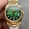 Rolex Day-Date m128238-0069 QF Factory Smoked Green Dial Replica Watch - Best Quality Replica Watches UK Swiss Watch Brands 1:1 Replica Fake Watch