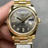 Rolex Day-Date m128238-0022 QF Factory Champagne Gold Strap Replica Watch - Best Quality Replica Watches UK Swiss Watch Brands 1:1 Replica Fake Watch