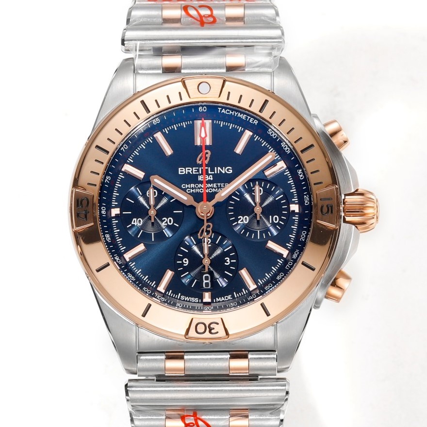 Breitling Chronomat UB0134101C1U1 BLS Factory Red Gold Bezel Replica Watch - Best Quality Replica Watches UK Swiss Watch Brands 1:1 Replica Fake Watch