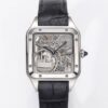 Cartier Santos WHSA0032 CLG Factory Alligator Leather Strap Replica Watch - Best Quality Replica Watches UK Swiss Watch Brands 1:1 Replica Fake Watch