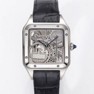 Cartier Santos WHSA0032 CLG Factory Alligator Leather Strap Replica Watch - Best Quality Replica Watches UK Swiss Watch Brands 1:1 Replica Fake Watch