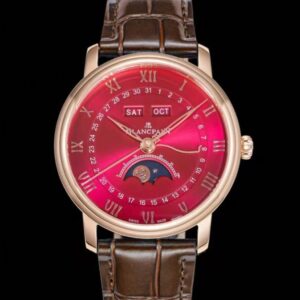 Blancpain Villeret 6654-3656-55B GR Factory Lunar phase Replica Watch - Best Quality Replica Watches UK Swiss Watch Brands 1:1 Replica Fake Watch