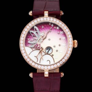 Van Cleef & Arpels Poetic Complications VCARPBNJ00 5G Factory Crocodile Skin Replica Watch - Best Quality Replica Watches UK Swiss Watch Brands 1:1 Replica Fake Watch