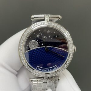Van Cleef & Arpels Poetic Complications VCARPBNA00 5G Factory Lunar Phase Replica Watch - Best Quality Replica Watches UK Swiss Watch Brands 1:1 Replica Fake Watch