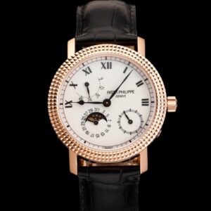 Patek Philippe Calatrava 5057R V9 Factory Lunar Phase Replica Watch - Best Quality Replica Watches UK Swiss Watch Brands 1:1 Replica Fake Watch