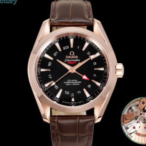 Omega Seamaster 231.53.43.22.06.002 OVS Factory Leather Strap Replica Watch - Best Quality Replica Watches UK Swiss Watch Brands 1:1 Replica Fake Watch