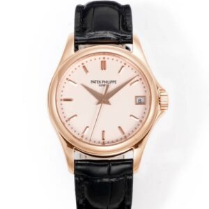 Patek Philippe Calatrava 5127R-001 GR Factory Rose Gold Case Replica Watch - Best Quality Replica Watches UK Swiss Watch Brands 1:1 Replica Fake Watch
