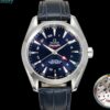 Omega Seamaster 231.13.43.22.03.001 OVS Factory Alligator Leather Strap Replica Watch - Best Quality Replica Watches UK Swiss Watch Brands 1:1 Replica Fake Watch