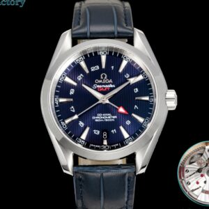 Omega Seamaster 231.13.43.22.03.001 OVS Factory Alligator Leather Strap Replica Watch - Best Quality Replica Watches UK Swiss Watch Brands 1:1 Replica Fake Watch