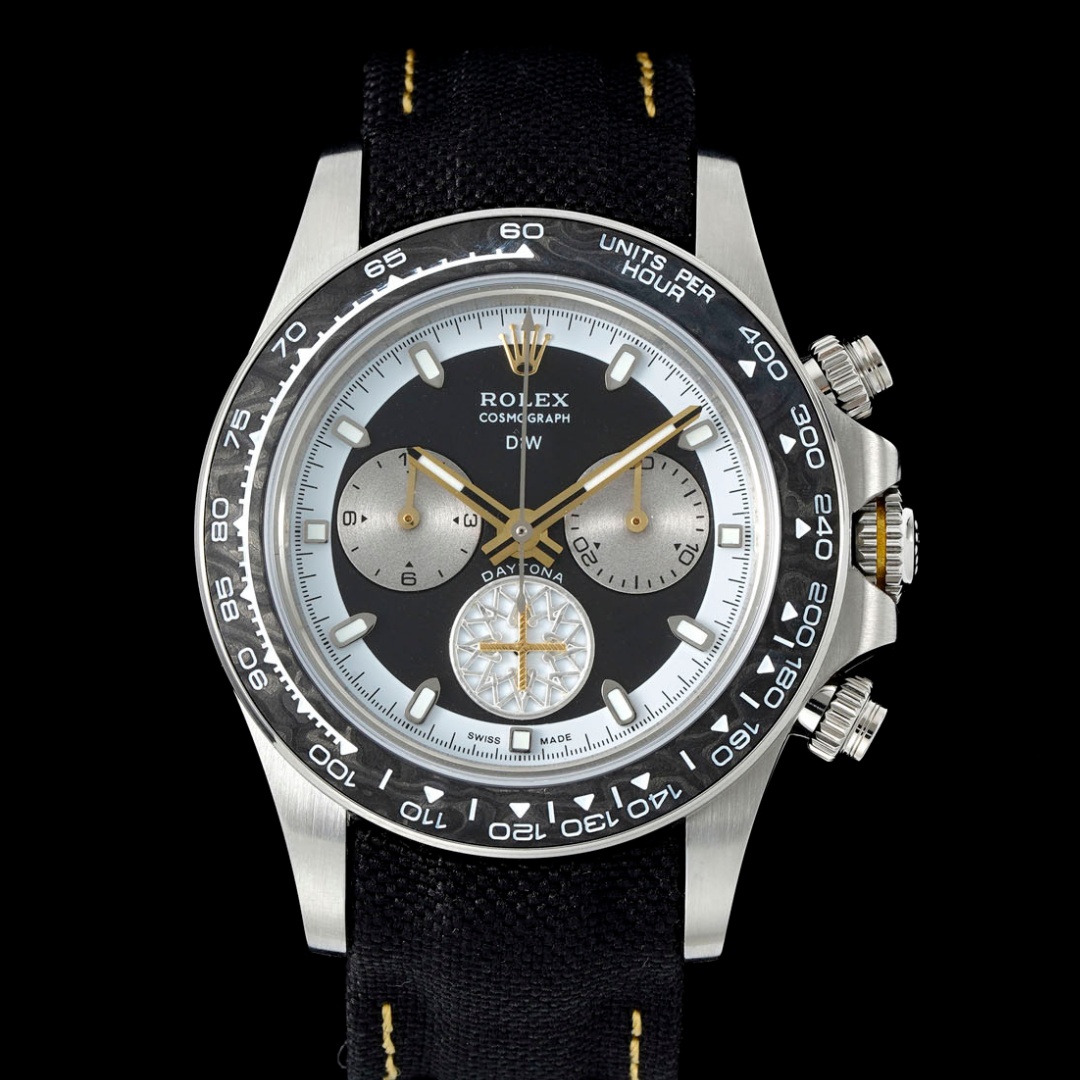 Rolex Daytona DIW Factory Black Carbon Fiber Bezel Replica Watch - Best Quality Replica Watches UK Swiss Watch Brands 1:1 Replica Fake Watch