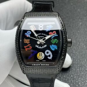Franck Muller Vanguard Crazy Hours Jisbar V43 CH JSR ABF Factory Diamond-Set Case Replica Watch - Best Quality Replica Watches UK Swiss Watch Brands 1:1 Replica Fake Watch