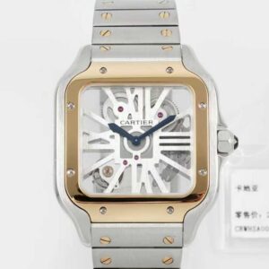 Cartier Santos WHSA0012 AF Factory Stainless Steel Case Replica Watch - Best Quality Replica Watches UK Swiss Watch Brands 1:1 Replica Fake Watch