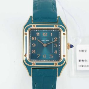 Cartier Santos WGSA0098 AF Factory Alligator Leather Strap Replica Watch - Best Quality Replica Watches UK Swiss Watch Brands 1:1 Replica Fake Watch