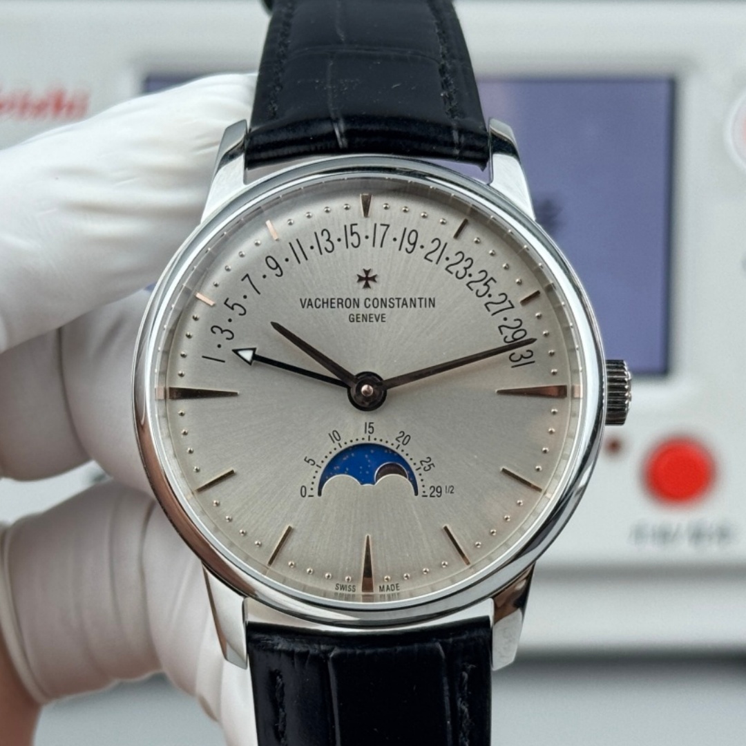 Vacheron Constantin Patrimony 4010U-000G-H070 GR Factory Lunar Phase Replica Watch - Best Quality Replica Watches UK Swiss Watch Brands 1:1 Replica Fake Watch