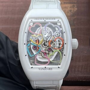 Franck Muller Vanguard V 32 S6 SQT HEART ABF Factory Barrel-Shaped Case Replica Watch - Best Quality Replica Watches UK Swiss Watch Brands 1:1 Replica Fake Watch