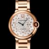 Cartier Ballon Bleu WJBB0082 AF Factory Rose Gold Strap Replica Watch - Best Quality Replica Watches UK Swiss Watch Brands 1:1 Replica Fake Watch