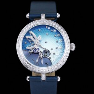 Van Cleef & Arpels Poetic Complications VCARO8ZD00 5G Factory Alligator Leather Strap Replica Watch - Best Quality Replica Watches UK Swiss Watch Brands 1:1 Replica Fake Watch