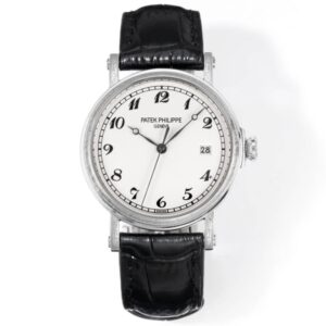 Patek Philippe Calatrava 5153G-011 GR Factory alligator Replica Watch - Best Quality Replica Watches UK Swiss Watch Brands 1:1 Replica Fake Watch