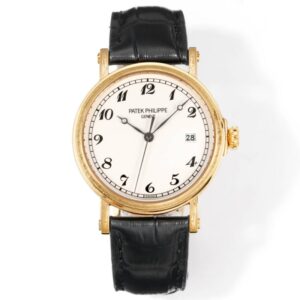 Patek Philippe Calatrava 5153J-011 GR Factory Date display Replica Watch - Best Quality Replica Watches UK Swiss Watch Brands 1:1 Replica Fake Watch