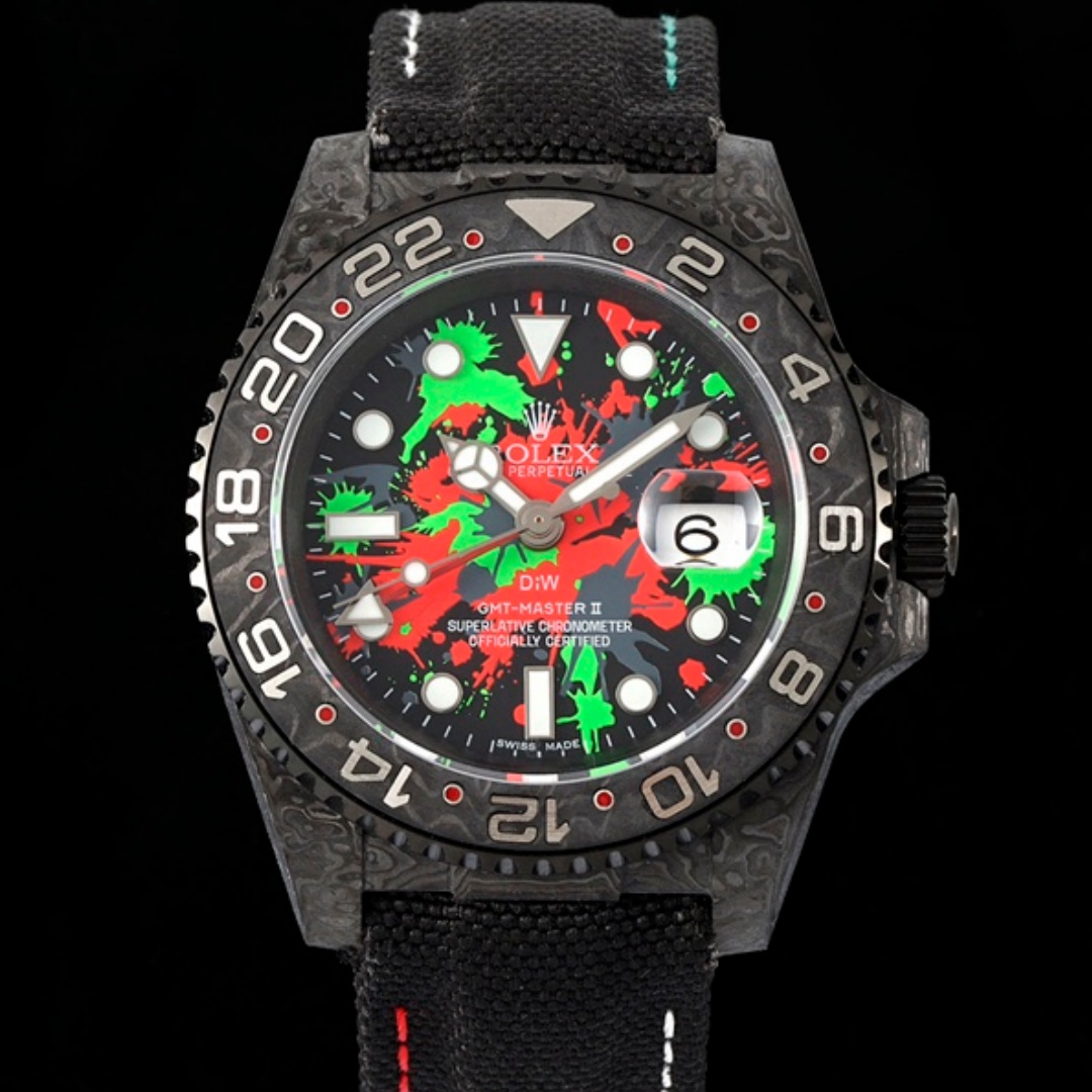 Rolex GMT Master DIW Factory V2 Ultra-Thin Movement Replica Watch - Best Quality Replica Watches UK Swiss Watch Brands 1:1 Replica Fake Watch