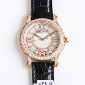 Chopard Happy Sport 274891-5009 GR Factory Rose gold with diamonds Replica Watch - Best Quality Replica Watches UK Swiss Watch Brands 1:1 Replica Fake Watch