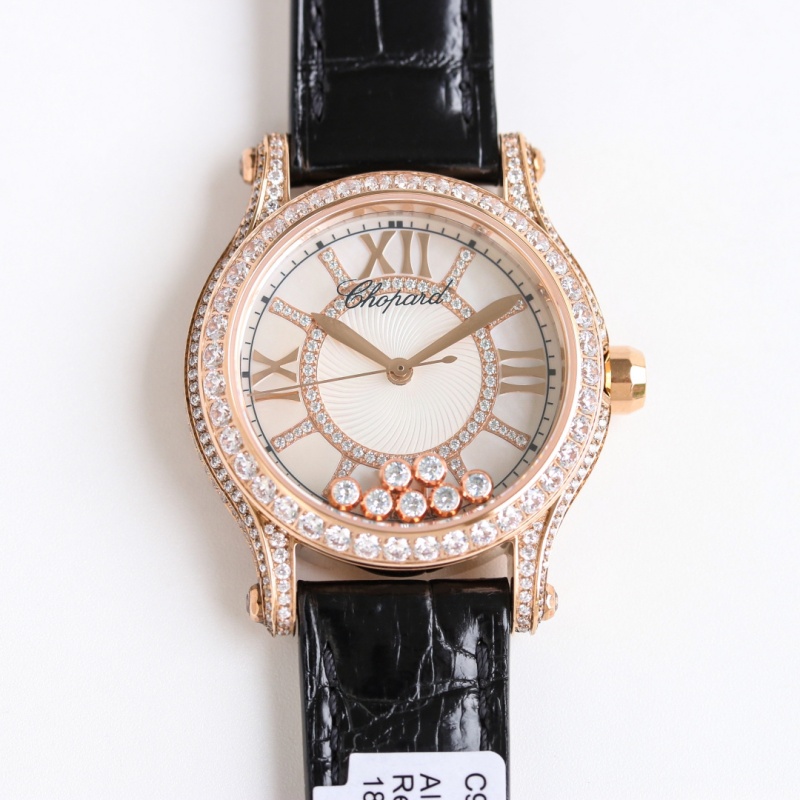 Chopard Happy Sport 274891-5009 GR Factory Rose gold with diamonds Replica Watch - Best Quality Replica Watches UK Swiss Watch Brands 1:1 Replica Fake Watch