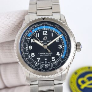 Breitling Classic AVI AB3521U41B1A1 BLS Factory World Time Replica Watch - Best Quality Replica Watches UK Swiss Watch Brands 1:1 Replica Fake Watch